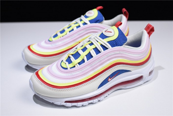 Nike Air Max 97 SE “Corduroy” Sail/Volt Glow/Arctic Pink womens AQ4137-101